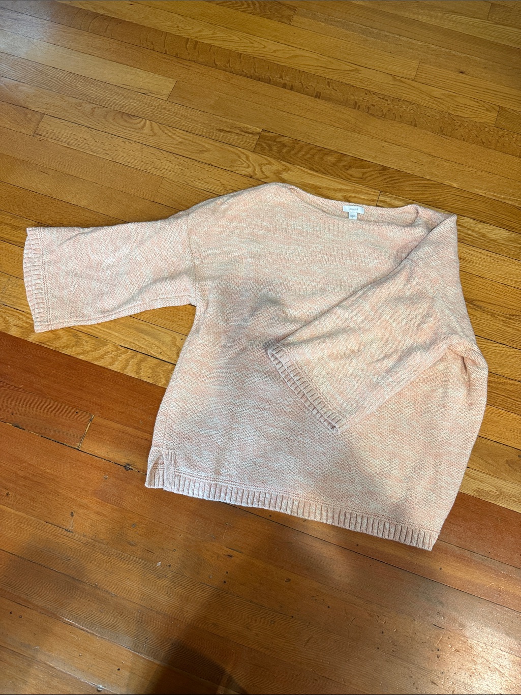 Lightweight Peach Knit Sweater